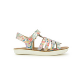 Shoo Pom Goa Spart platinum multi Bloom sandal