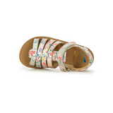 Shoo Pom Goa Spart platinum multi Bloom sandal