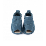 Boumy blue suede slipper/sandal