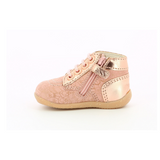 Chaussure Kickers Bonzip rose ethnic