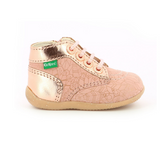 Chaussure Kickers Bonzip rose ethnic