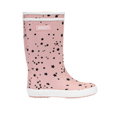 Aigle Lollypop Play2 Pink Stars Rain Boot