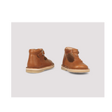 Petit Nord T-Bar Scallop cognac shoe