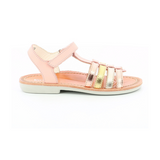 Cosmetick metallic pink gold kickers sandal