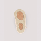 Petit Nord baby scallop T-bar Cream slipper