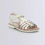 Kickers Cosmetick white gold sandal