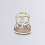 Kickers Cosmetick white gold sandal