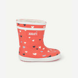 Botte de pluie Aigle Babyflac Fur Red hearts