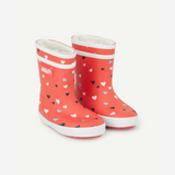 Botte de pluie Aigle Babyflac Fur Red hearts