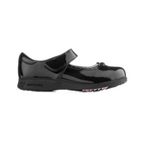 Pediped Isabelle Black Patent Ballerina Shoe