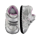 Pediped Dani silver shimmer slipper