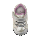 Pediped Dani silver shimmer slipper