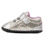 Pediped Dani silver shimmer slipper