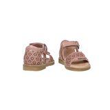 Petit Nord scallop velcro sandal old pink