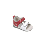 White and red Garvalin sandal