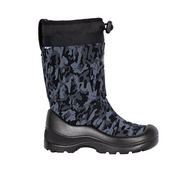 Botte d'hiver Kuoma pour enfant avec motif gris camouflage