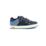 Sneaker Kickers grayy low navy and blue