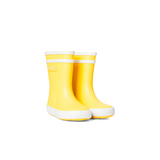 Aigle Babyflac yellow rain boot