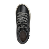 High Top Sneaker Geox J kalispera Black DK silver