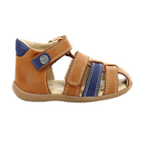 Kickers Bipod sandal cognac blue