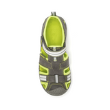 Washable gray/lime Pediped sandal