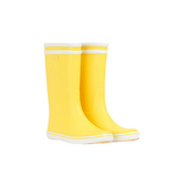 Aigle Malouine Yellow White Rain Boot