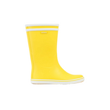 Aigle Malouine Yellow White Rain Boot