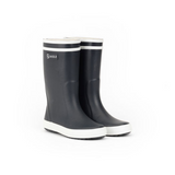 Aigle Lollypop navy white rain boot