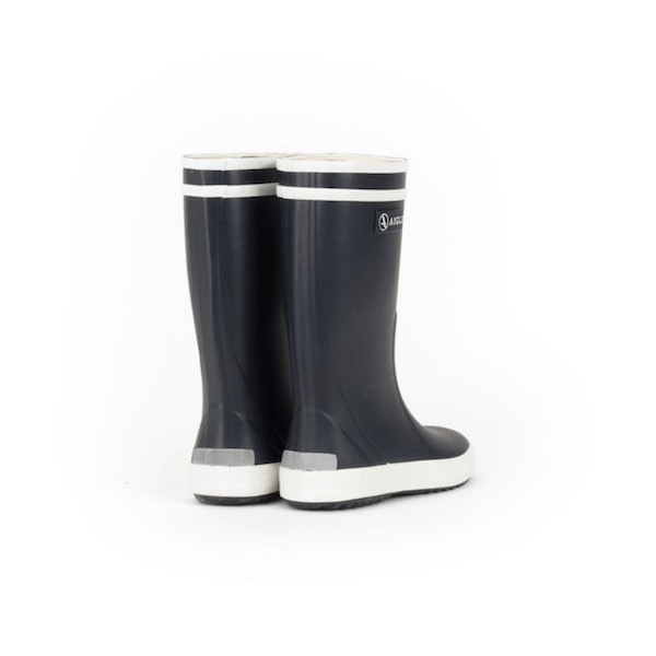Aigle Lollypop navy white rain boot - Main Image