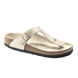 Sandale Birkenstock Gizeh Or Blanc