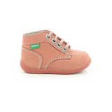 Kickers Bonzip light pink shoe