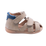 Sandale Babybotte Geo Beige Bleu