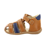 Kickers Bipod sandal cognac blue