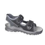 Ricosta washable sandal Tajo Schwarz Grau