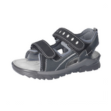 Ricosta washable sandal Tajo Schwarz Grau