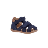 Babybotte Geo navy blue cognac sandal