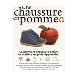 Chaussure Pom d'Api Stand Up Bottine Veg Apple Marine