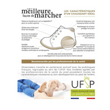 Chaussure Pom d'Api Stand up Platine Fleurette