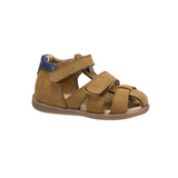 Sandale Babybotte Geo cognac bleu