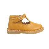 Chaussure Petit Nord T-Bar Scallop Mustard