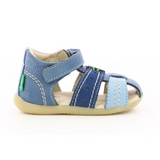 Sandale Kickers Bigbazar tricolore bleu