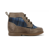 Pom d'Api Nioupi Brogue Taupe blue shoe