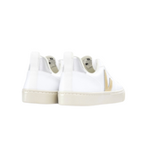 Chaussure Veja Lacets White platine silver V-10