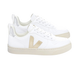 Chaussure Veja Lacets White platine silver V-10