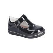 Chaussure Mary Jane noire pour enfant en cuir 